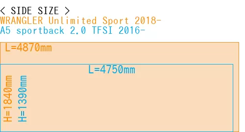 #WRANGLER Unlimited Sport 2018- + A5 sportback 2.0 TFSI 2016-